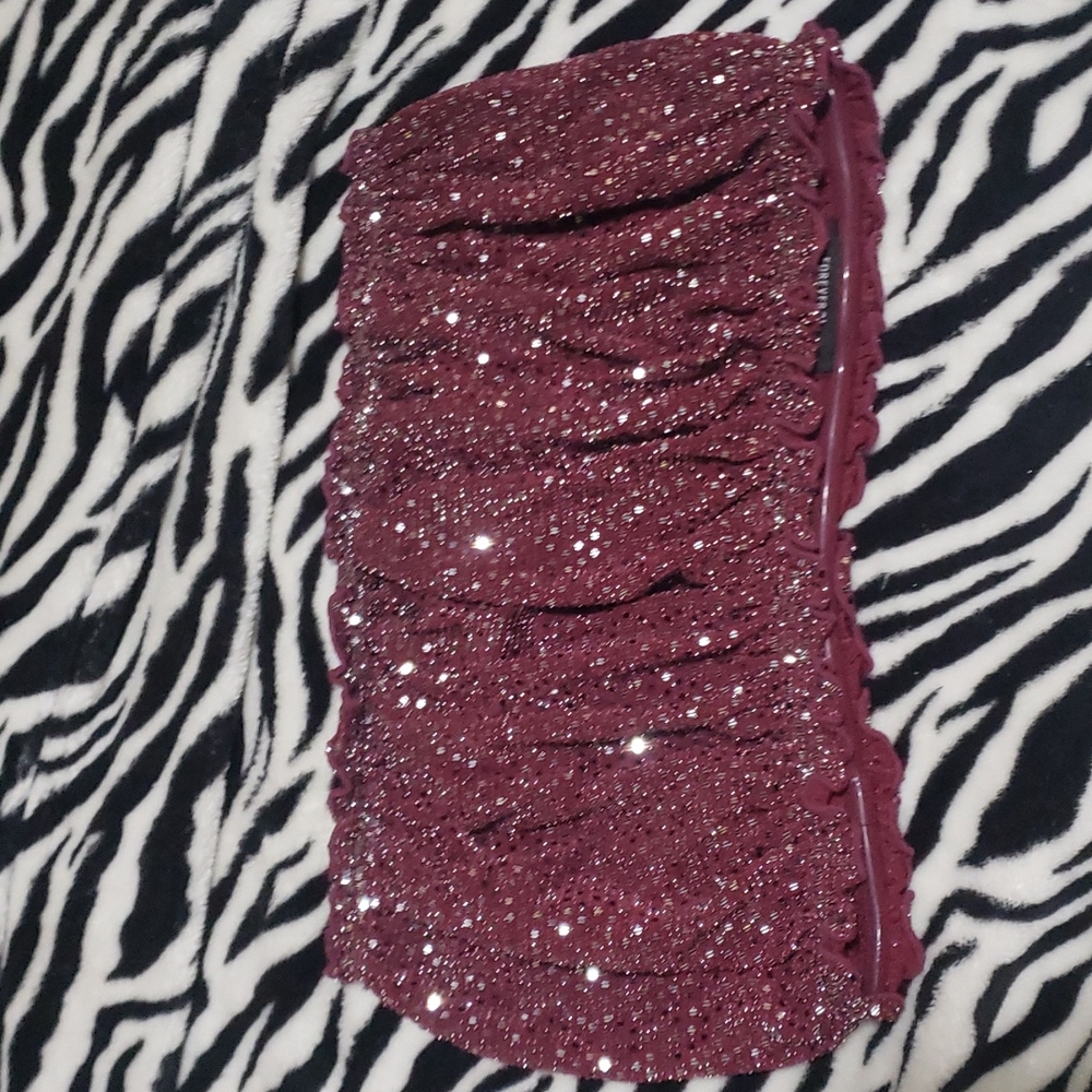 Sequin tube top